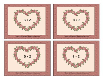 Valentine Fast Facts: Addition Math Center