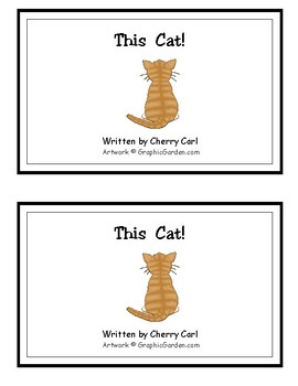This Cat Reproducible Guided Reader